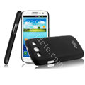 IMAK Ultrathin Matte Color Cover Hard Case for Samsung I939D GALAXY SIII - Black