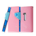 IMAK cross leather case Button holster holder cover for Nokia Lumia 920 - Pink