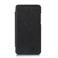 Nillkin England Retro Leather Case Holster Cover for HTC X920e Droid DNA - Black