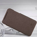 Nillkin England Retro Leather Case Holster Cover for HTC X920e Droid DNA - Brown