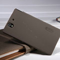 Nillkin Super Matte Hard Case Skin Cover for Sony Ericsson L36i L36h Xperia Z - Brown