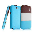 IMAK Chocolate Series leather Case Holster Cover for Samsung N7100 N719 GALAXY Note2 - Blue