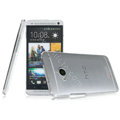 IMAK Crystal Case Hard Cover Transparent Shell for HTC One M7 801e - White