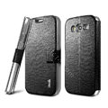 IMAK Slim leather Case support Holster Cover for Samsung i9080 i9082 Galaxy Grand DUOS - Black