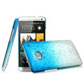 Imak Colorful raindrop Case Hard Cover for HTC One M7 801e - Gradient Blue