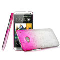 Imak Colorful raindrop Case Hard Cover for HTC One M7 801e - Gradient Rose