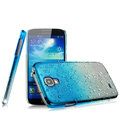 Imak Colorful raindrop Case Hard Cover for Samsung GALAXY S4 I9500 SIV - Gradient Blue