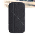 Nillkin Fresh leather Case Bracket Holster Cover Skin for Samsung i879 - Black