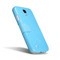 Nillkin Fresh leather Case button Holster Cover Skin for Samsung GALAXY S4 I9500 SIV - Blue
