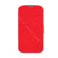 Nillkin Fresh leather Case button Holster Cover Skin for Samsung GALAXY S4 I9500 SIV - Red