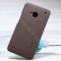 Nillkin Super Matte Hard Case Skin Cover for HTC One M7 801e - Brown