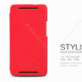 Nillkin leather Case Holster Cover Skin for HTC One M7 801e - Red