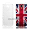 IMAK Relievo Painting Case British flag Battery Cover for Samsung GALAXY S4 I9500 SIV - Red