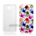 IMAK Relievo Painting Case Palms Battery Cover for Samsung GALAXY S4 I9500 SIV - Multicolour