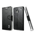 IMAK Slim Flip leather Case support Holster Cover for HTC One M7 801e - Black