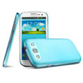 IMAK Ultrathin Clear Matte Color Cover Case for Samsung Galaxy SIII S3 I9300 I9308 I939 I535 - Blue