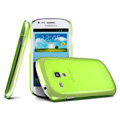 IMAK Ultrathin Clear Matte Color Cover Case for Samsung i8190 GALAXY SIII Mini - Green