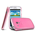 IMAK Ultrathin Clear Matte Color Cover Case for Samsung i8190 GALAXY SIII Mini - Pink