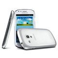 IMAK Ultrathin Clear Matte Color Cover Case for Samsung i8190 GALAXY SIII Mini - White