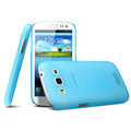 IMAK Water Jade Shell Hard Cases Covers for Samsung i8552 Galaxy Win - Blue