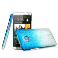 Imak Colorful raindrop Case Hard Cover for HTC One 802t 802w - Gradient Blue