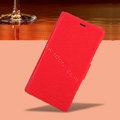 Nillkin Fresh leather Case Bracket Holster Cover Skin for Nokia Lumia 720 - Red