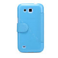 Nillkin Fresh leather Case Holster Cover Skin for Samsung I869 Galaxy Win - Blue