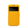 Nillkin Fresh leather Case Holster Cover Skin for Samsung I9200 Galaxy Mega 6.3 - Yellow