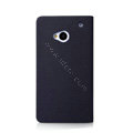 Nillkin Simplicity leather Case Stand Holster Cover Skin for HTC One 802t - Black