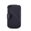 Nillkin Victory leather Case Button Holster Cover Skin for BlackBerry Q10 - Black