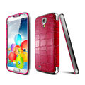 IMAK Mirror Touch Screen leather Cases Cover Skin for Samsung GALAXY S4 I9500 SIV - Red