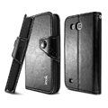 IMAK R64 Flip leather Case support Holster Cover for Samsung I869 Galaxy Win - Black