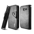 IMAK R64 Flip leather Case support Holster Cover for Samsung S7898 - Black