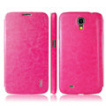 IMAK The Count Flip leather Case Holster Cover for Samsung I9200 Galaxy Mega 6.3 - Rose