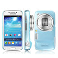 IMAK Ultrathin Clear Matte Color Cover Case for Samsung C101 GALAXY SIV Zoom - Blue