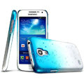 Imak Colorful raindrop Case Hard Cover for Samsung I9190 GALAXY S4 Mini - Gradient Blue