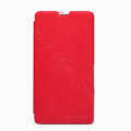 Nillkin Flip leather Case Holster Cover Skin for Sony Ericsson M36h Xperia ZR - Red