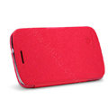Nillkin Fresh Flip leather Case book Holster Cover Skin for Samsung I8260 I8262 Galaxy Core - Red