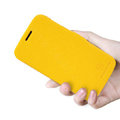 Nillkin Fresh Flip leather Case book Holster Cover Skin for Samsung S7270 Galaxy Ace 3 - Yellow