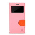 Nillkin In-Fashion Flip leather Case Stand Holster Cover for HUAWEI P6 - Pink