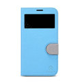 Nillkin In-Fashion Flip leather Case Stand Holster Cover for Samsung I9200 Galaxy Mega 6.3 - Blue