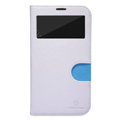 Nillkin In-Fashion Flip leather Case Stand Holster Cover for Samsung I9200 Galaxy Mega 6.3 - White