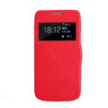 Nillkin Victory Flip leather Case Button Holster Cover Skin for Samsung I9190 GALAXY S4 Mini - Red