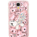 Bling Crystal Cover Rhinestone Diamond Case For Samsung GALAXY S4 I9500 SIV - Pink