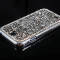 Luxury Bling Case Protective Shell Cover for Samsung GALAXY S4 I9500 SIV - Silver