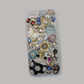 Bling S-warovski crystal cases Beetle Butterfly diamond cover for iPhone 5C - Black