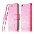 IMAK Slim leather Cases Luxury Holster Covers for iPhone 5C - Pink