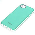 ROCK Joyful free Series Leather Cases Holster Covers for iPhone 5C - Green