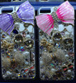 S-warovski crystal cases Bling Bowknot diamond cover for iPhone 5C - Pink