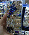 S-warovski crystal cases Bling Grapes diamond cover for iPhone 5C - Blue